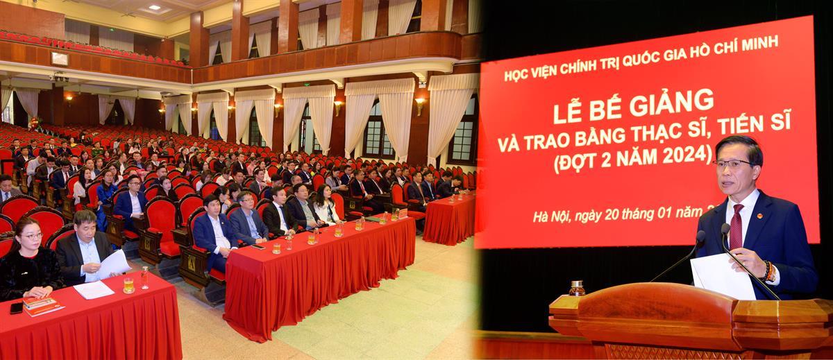 Bế giảng và trao bằng Thạc sĩ, Tiến sĩ đợt 2 năm 2024