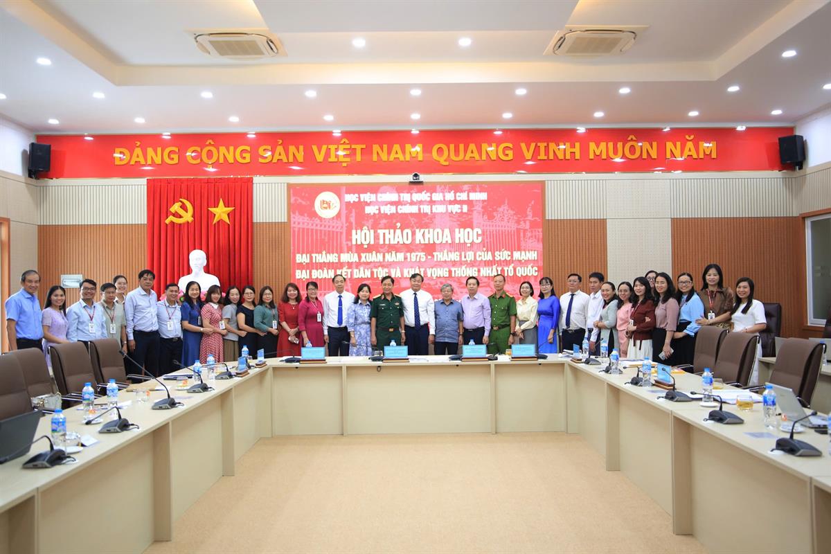 Hội thảo khoa học Đại thắng mùa xuân năm 1975 - Thắng lợi của sức mạnh đại đoàn kết dân tộc và khát vọng thống nhất tổ quốc