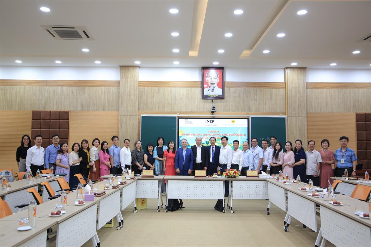 Toạ đàm khoa học “Chuyển đổi năng lượng gắn với tăng trưởng xanh và phát triển bền vững - SÉMINAIRE TRANSITION ÉNERGETIQUE POUR UNE CROISSANCE VERTE ET UN DÉVELOPPEMENT DURABLE”